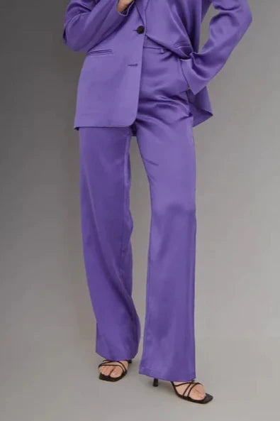 Satin Suit Pants