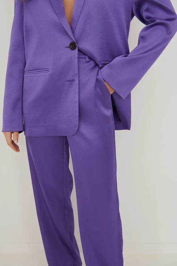 Satin Suit Pants