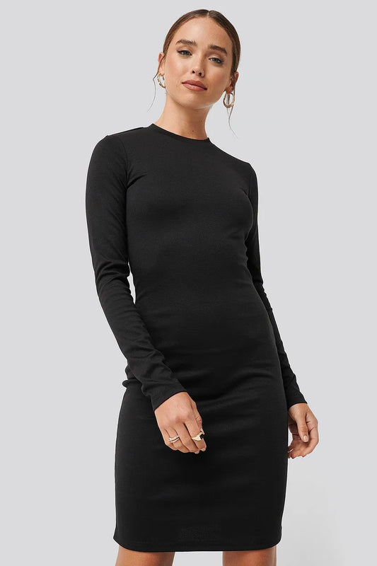 Round Neck Bodycon Dress