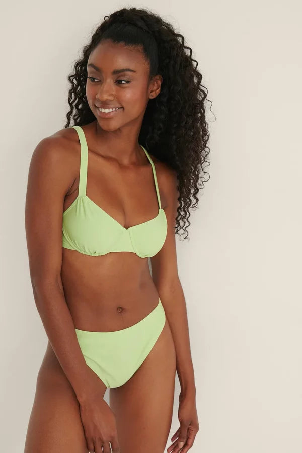 Recycled Ruched Bikini Cup Bra