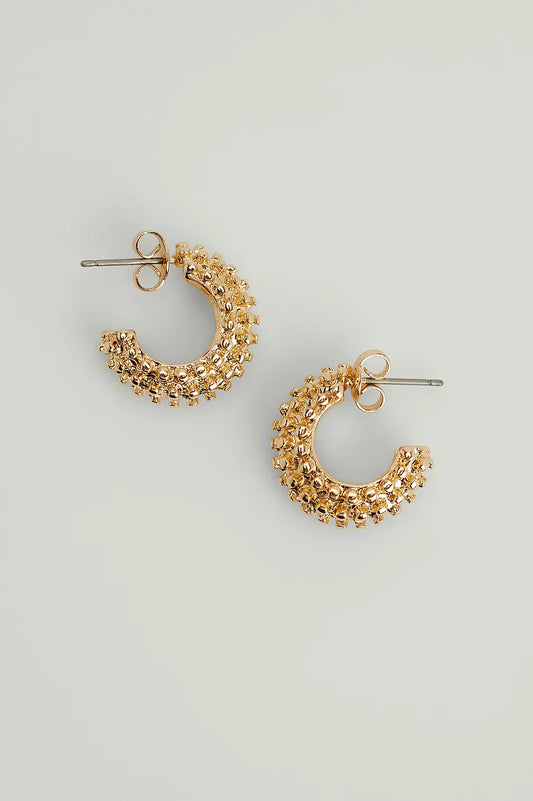 Small Pike Hoops Gold