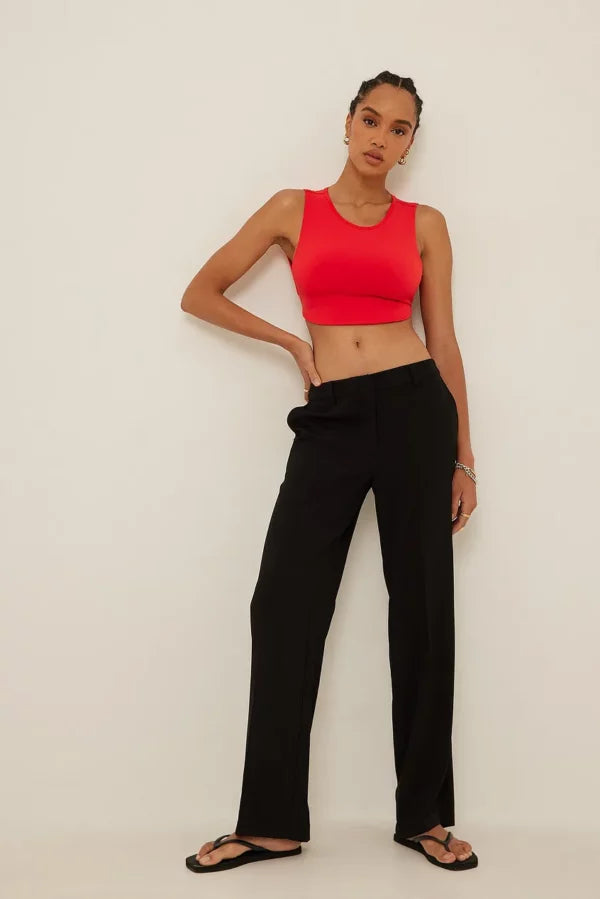 Tie Back Cropped Top