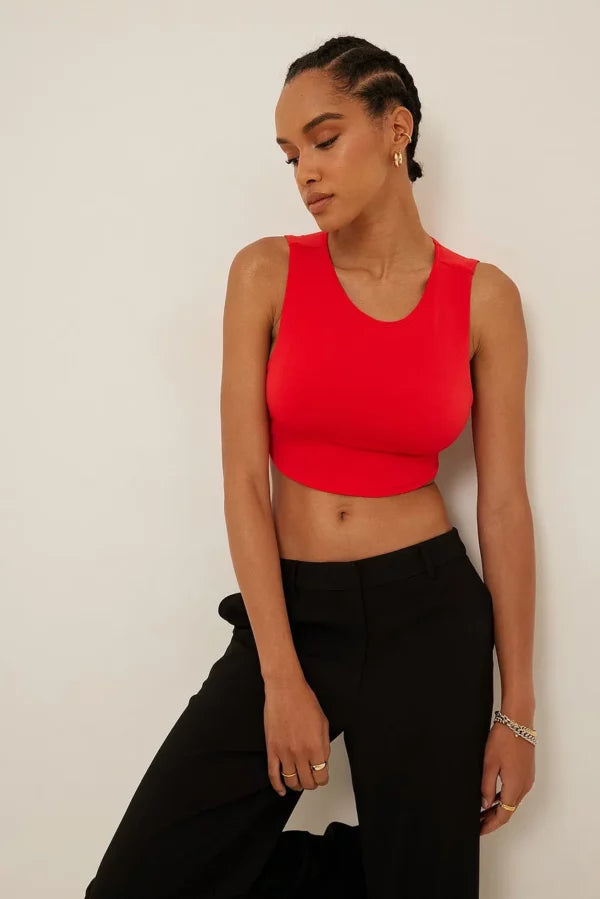 Tie Back Cropped Top