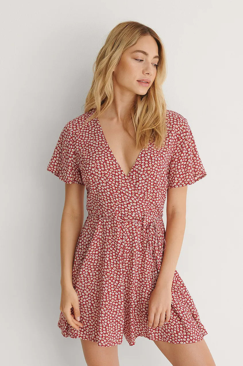 V-neck Playsuit