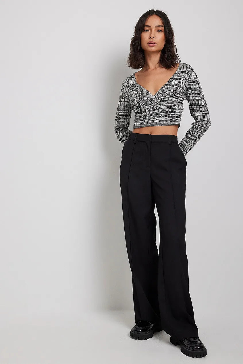 Overlap Cropped Top