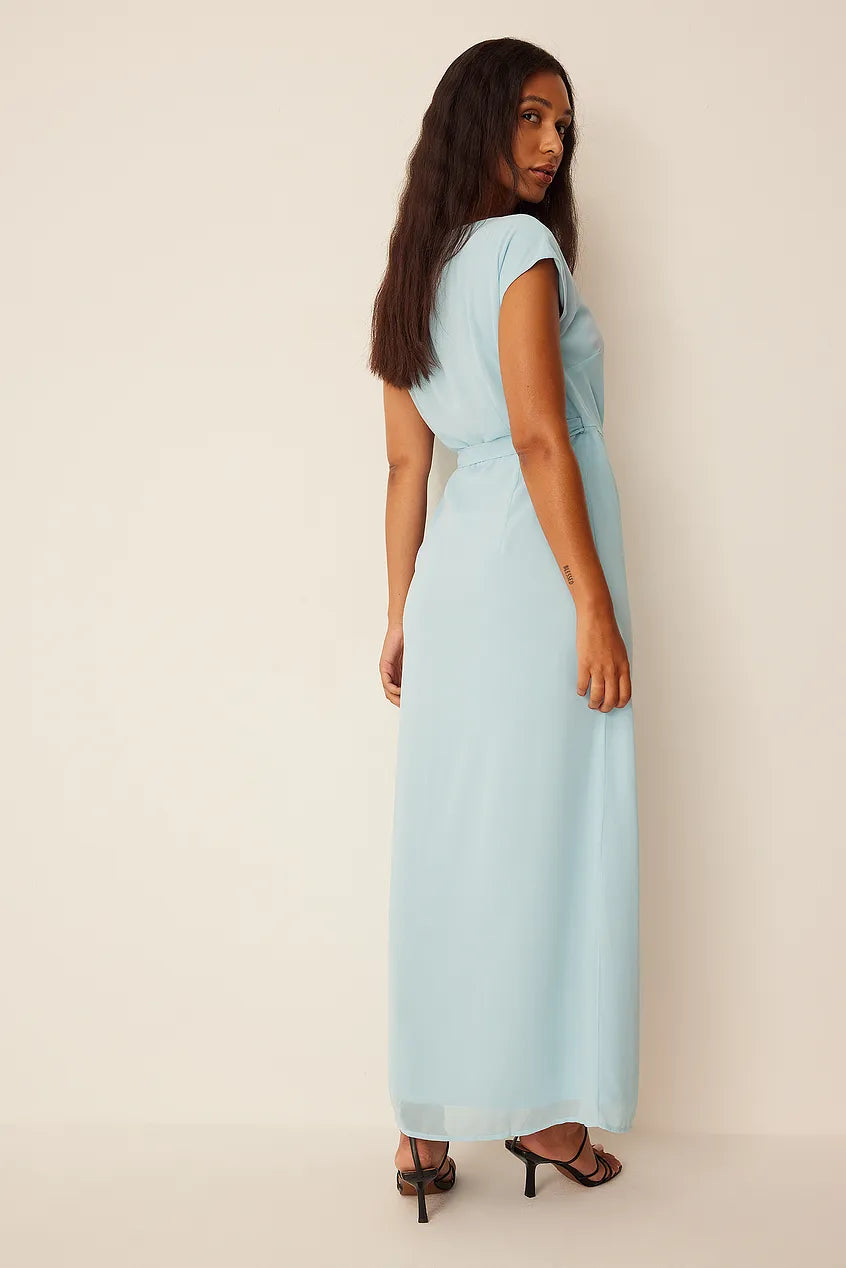 Recycled Maxi Overlapped Dress