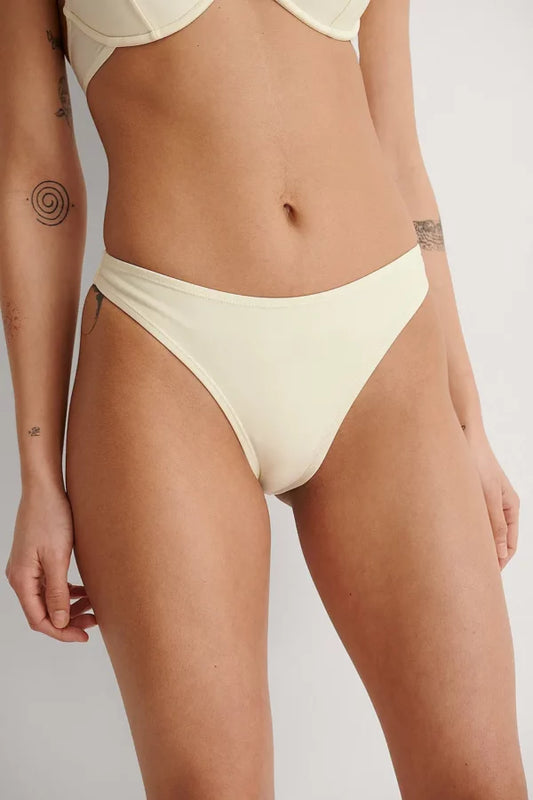 High Cut Bikini Panty Offwhite